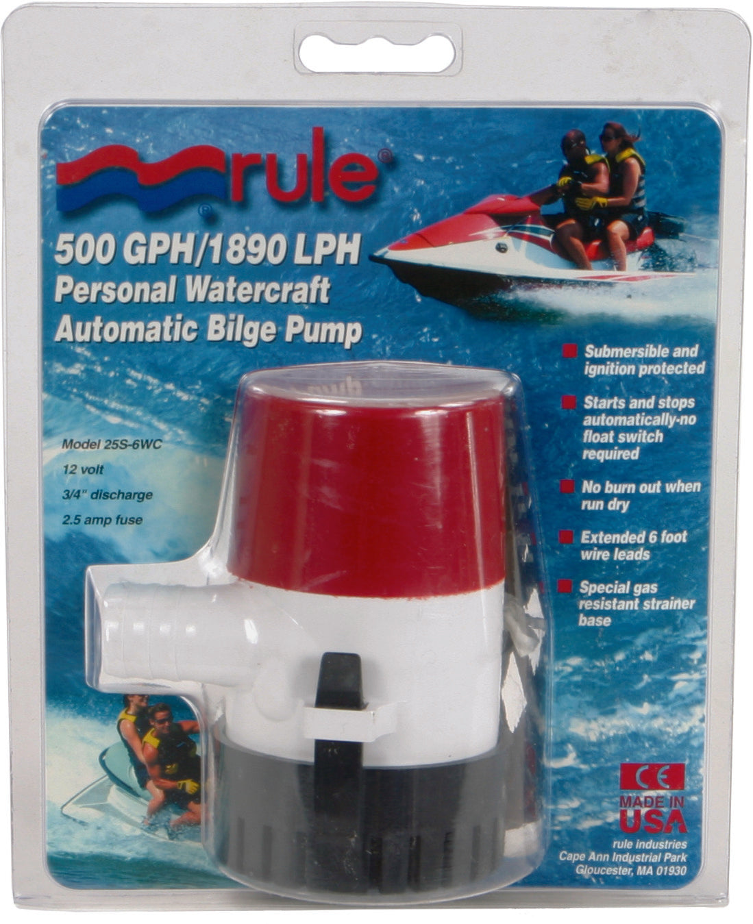 AUTOMATIC BILGE PUMP 500 GPH