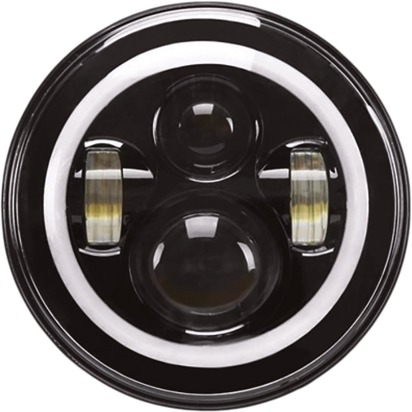 HIGH DEFINITION 7" LED HEADLIG FULL HALO BLACK