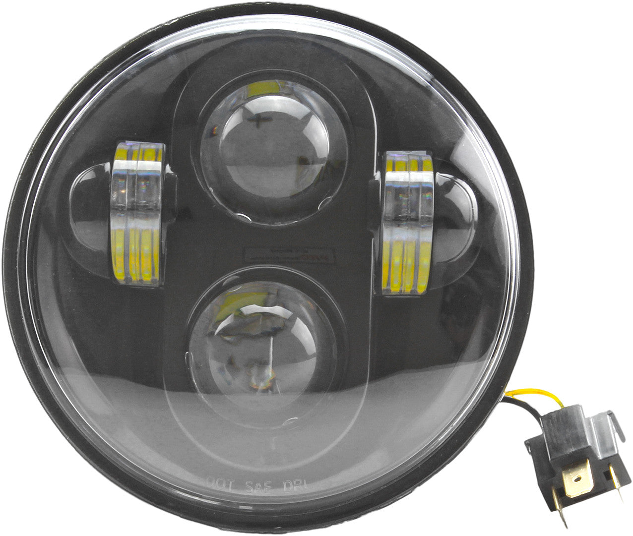 HEADLIGHT 5.75" BLACK