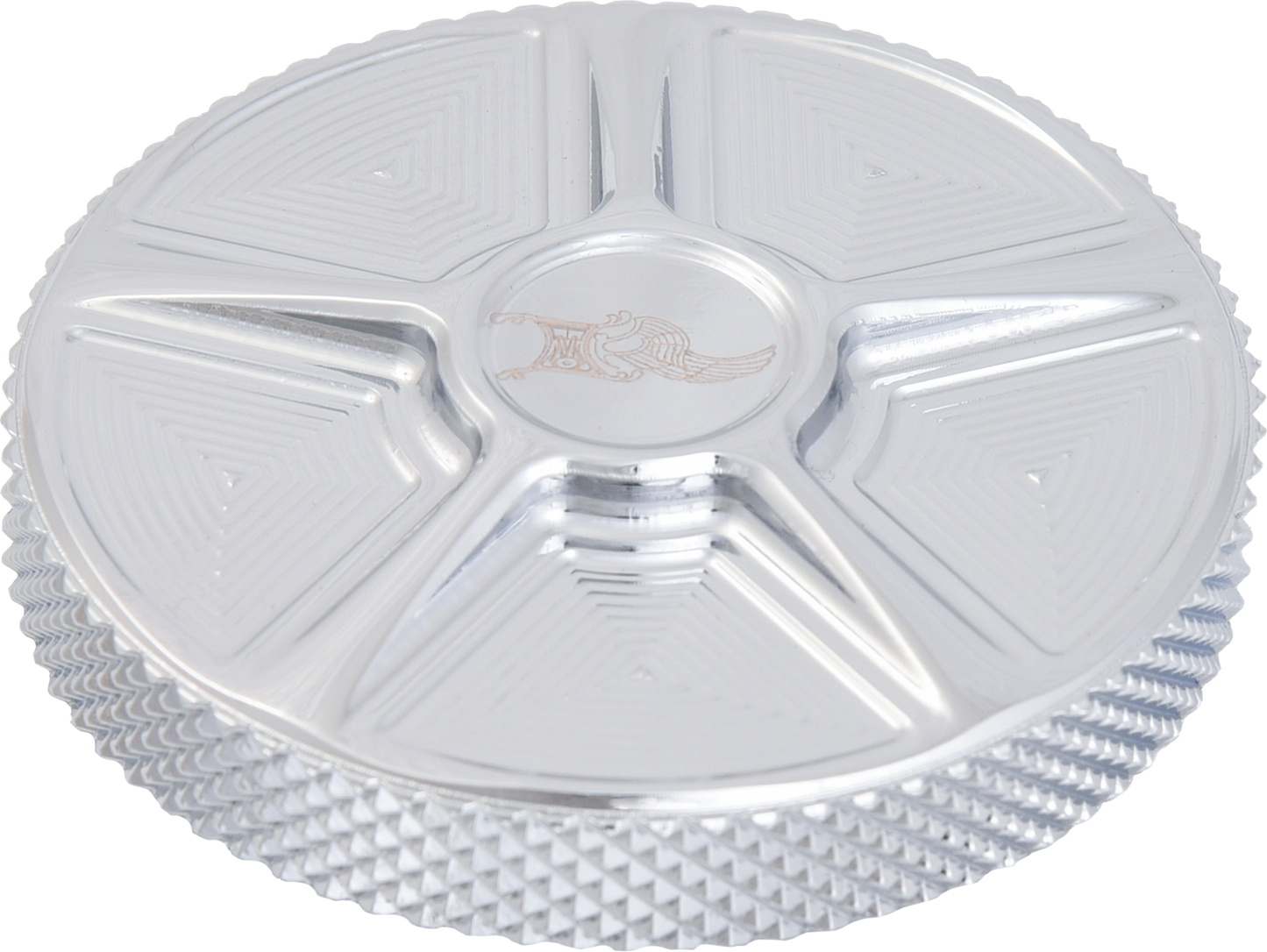 NL GAS CAP FIVE CHROME DUMMY CAP FOR M8 LH