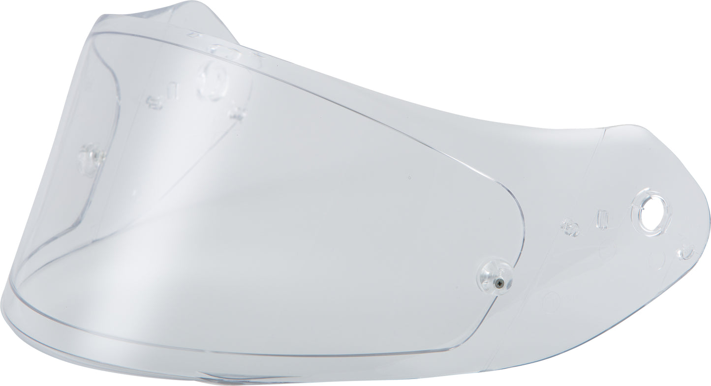 R2000/R710/R410 PINLOCK RACE SHIELD CLEAR W/TEAR-OFF POSTS