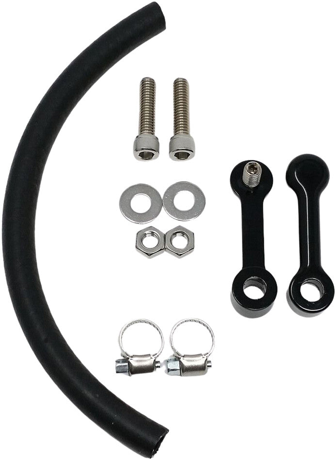 BILLET TANK LIFT KIT 1" `99-UP TOURING POWDER COAT BLK
