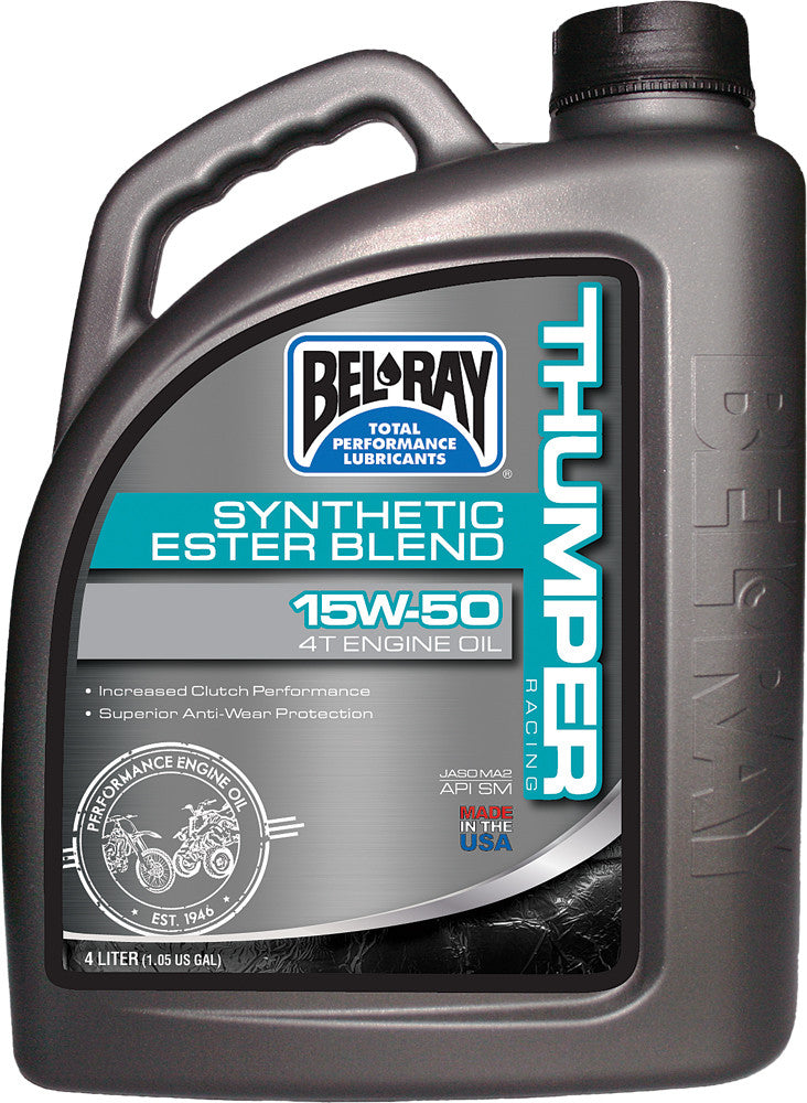 THUMPER SEMI-SYN ESTER 15W50 4L (4/CASE SOLD EA)