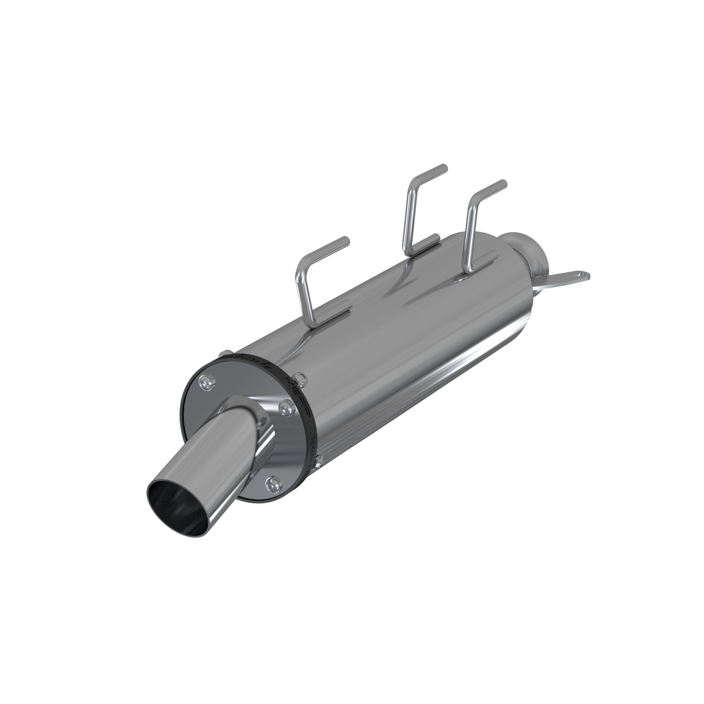 SINGLE SLIP-ON SYSTEM W/ 4" PERFORMANCE MUFFLER CHROME