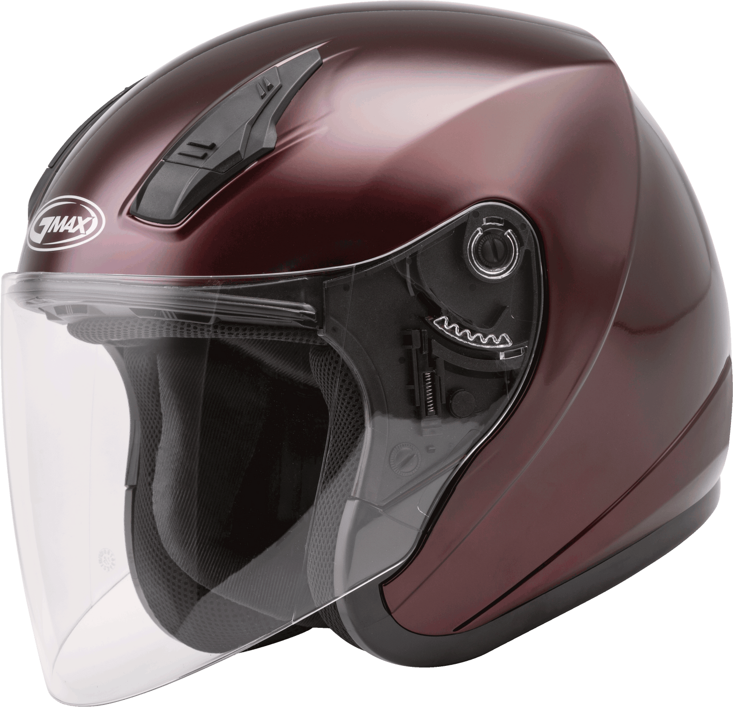 OF-17 OPEN-FACE HELMET WINE RED 3X