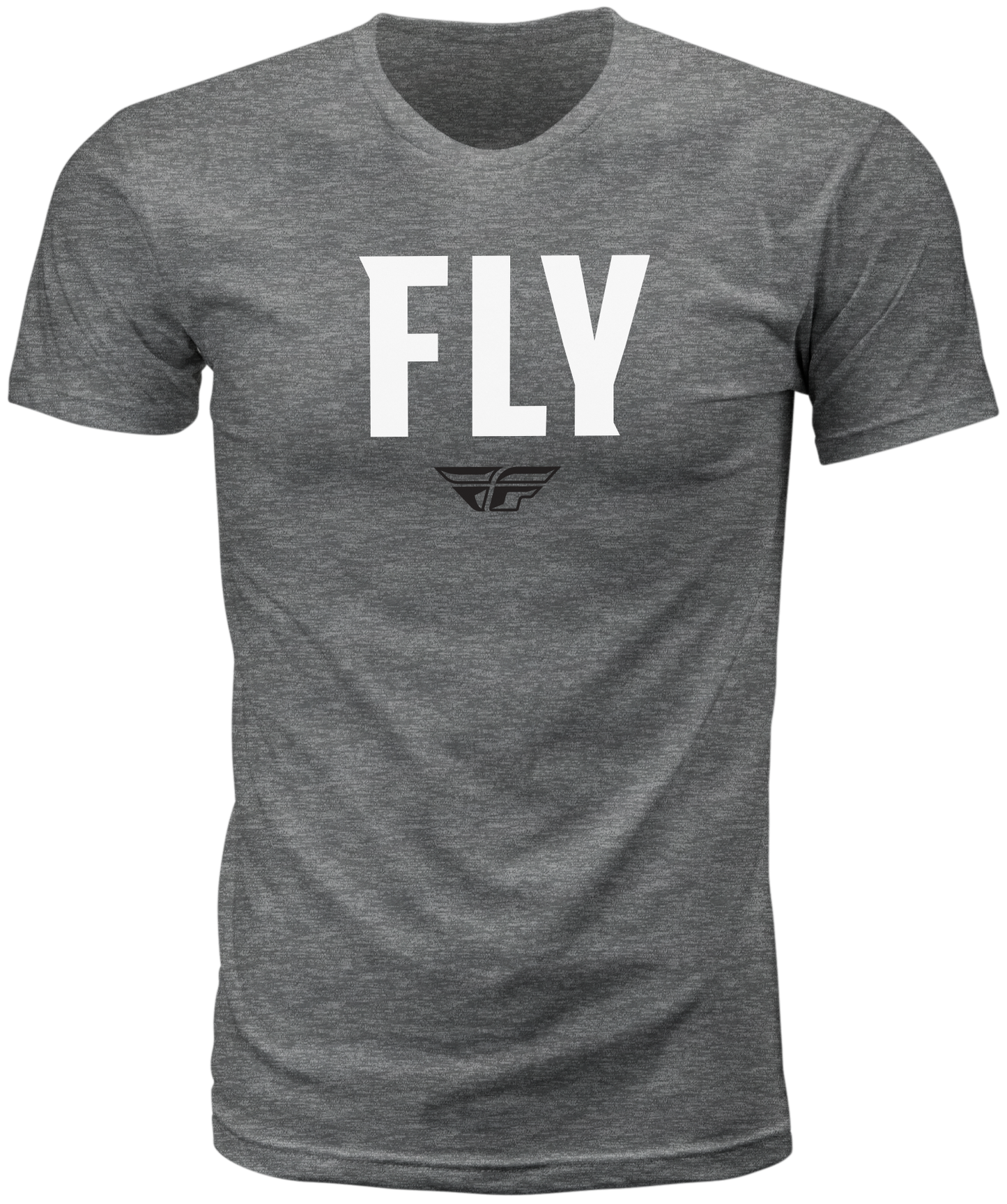 FLY WFH TEE DARK GREY HEATHER 2X