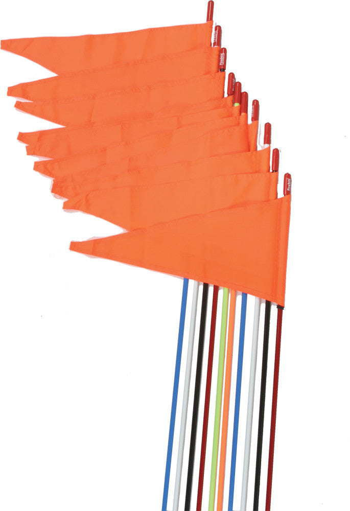 STROBESTIK SAFETY FLAGS ASSORTED 10/PK