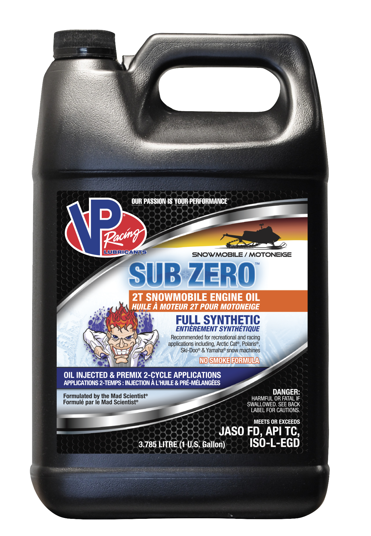 SUB-ZERO SNOW SYN OIL 2T 1 G (6/CASE  SOLD EA)
