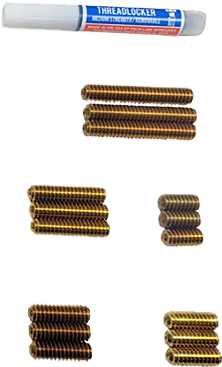 BRASS WEIGHT ADJ KIT 1/4"-20