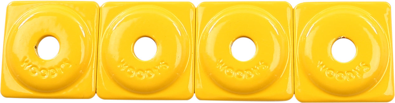 SQUARE DIGGER SUPPORT PLATE YELLOW