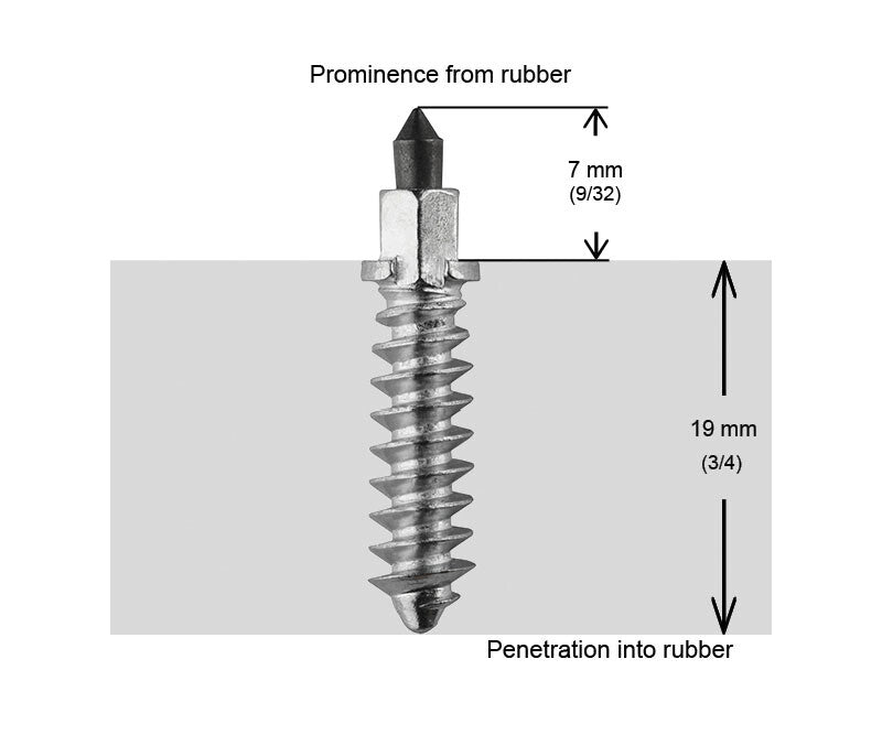 1 1/8"-28MM SHOULDER STUDS QTY 200