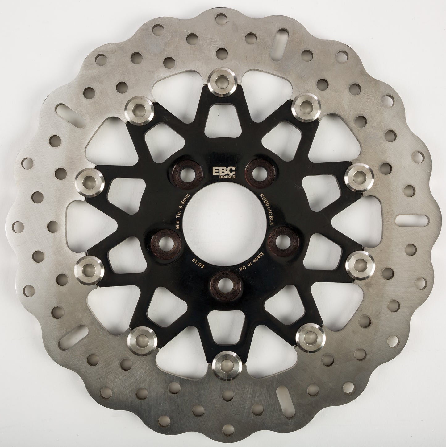 V-TWIN BRAKE ROTOR 11.5" FLOATING 10SPOKE  REAR