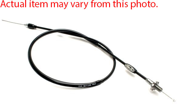 BLACK VINYL THROTTLE CABLE SET + 1"