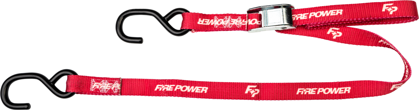 1" TIE-DOWN RED 2/PK