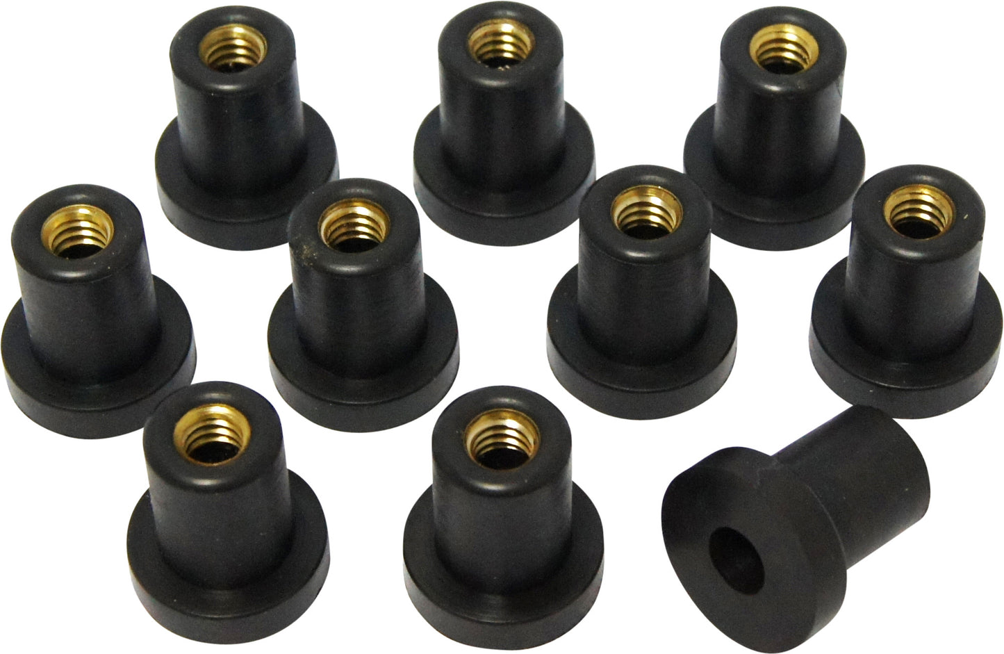WELL NUTS 1/4-20" 10/PK