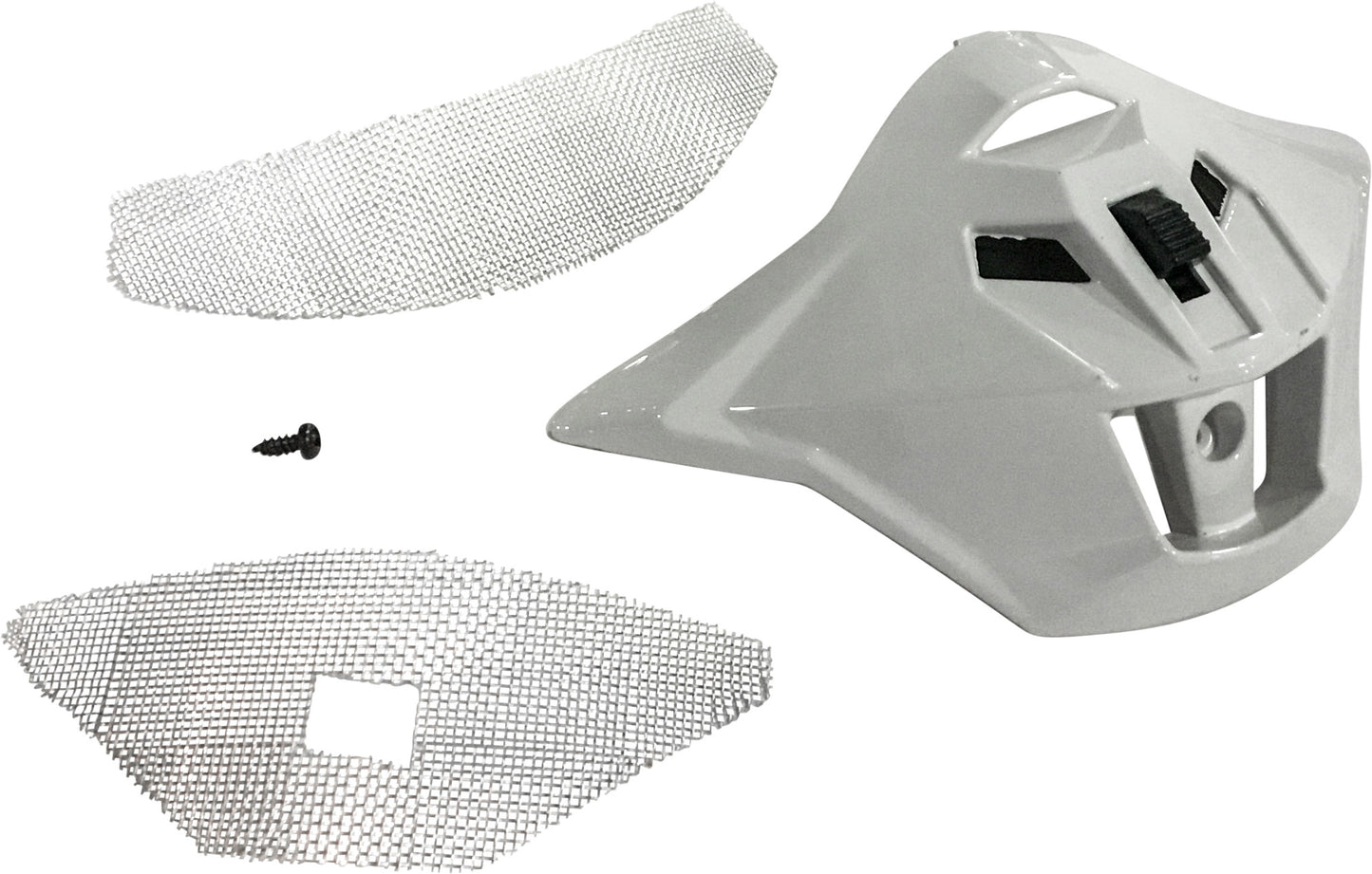 MOUTH VENT WHITE W/SCREWS/SCREEN GM-11
