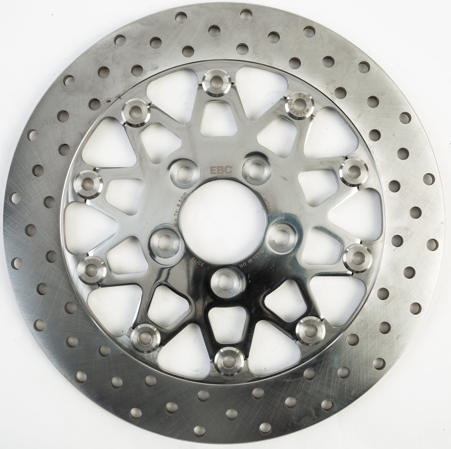 V-TWIN BRAKE ROTOR 11.8" MD 521 CHROME 10-SPOKE