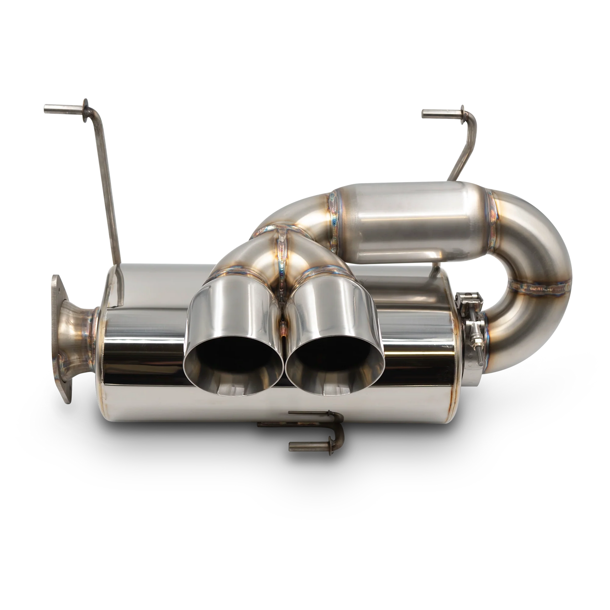 Center Exit Slip-On Exhaust with Dual 3.0" Tip // Polaris Pro R- SKU: 17-334-2