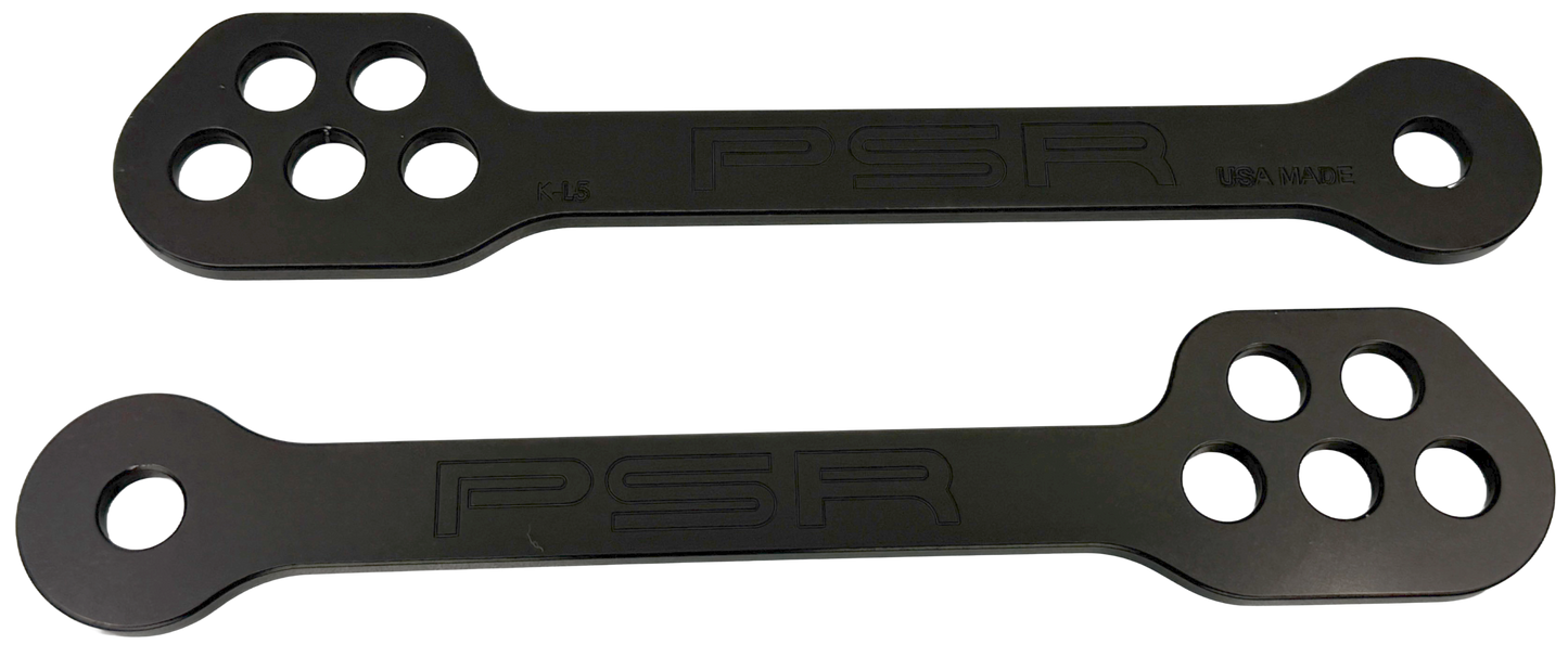 LOWERING LINK STK/1.5"-3.5" DROP BLACK KAW