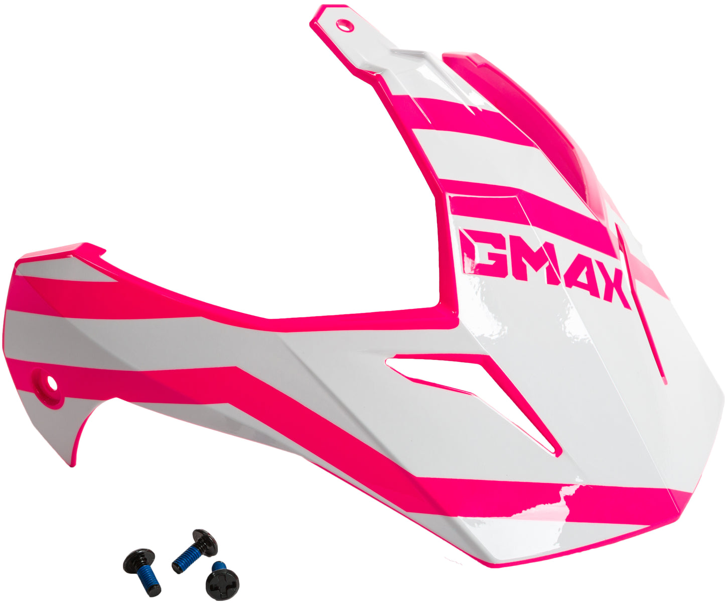 VISOR W/SCREWS TRAPPER PINK/WHITE/GREY GM-11S