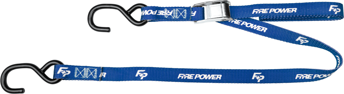 1" TIE-DOWN BLUE 2/PK