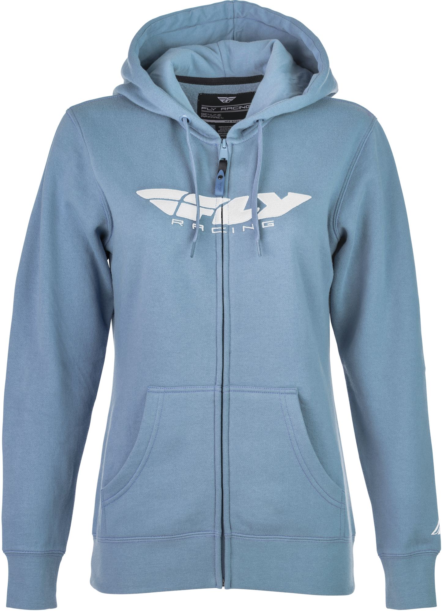 WOMEN'S FLY CORPORATE ZIP UP LIGHT BLUE MD