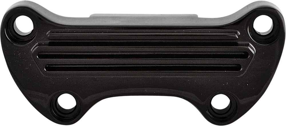 H-BAR CLAMP FINNED W/SKIRT BLACK