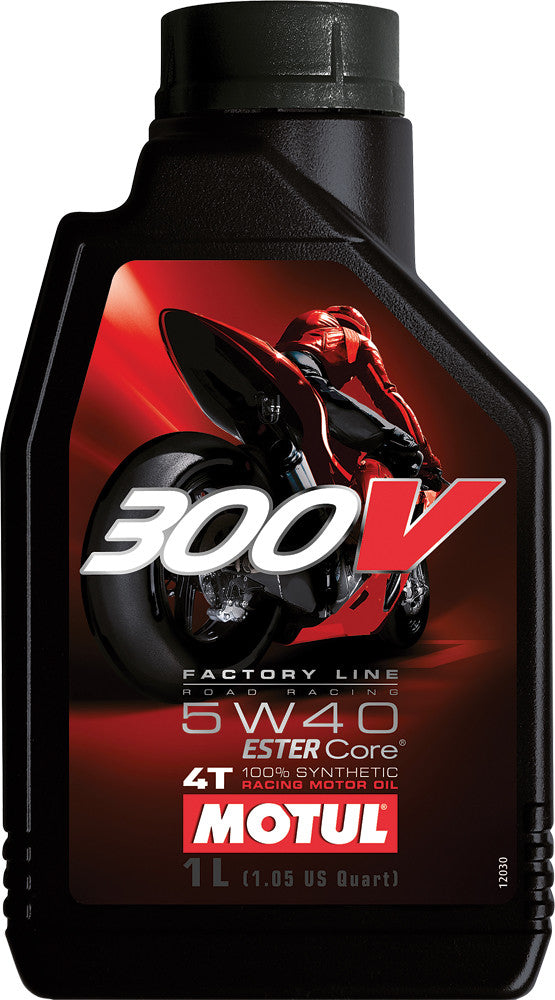 300V COMPETITION SYNTHETIC OIL 4T 5W40 1L 12/CASE
