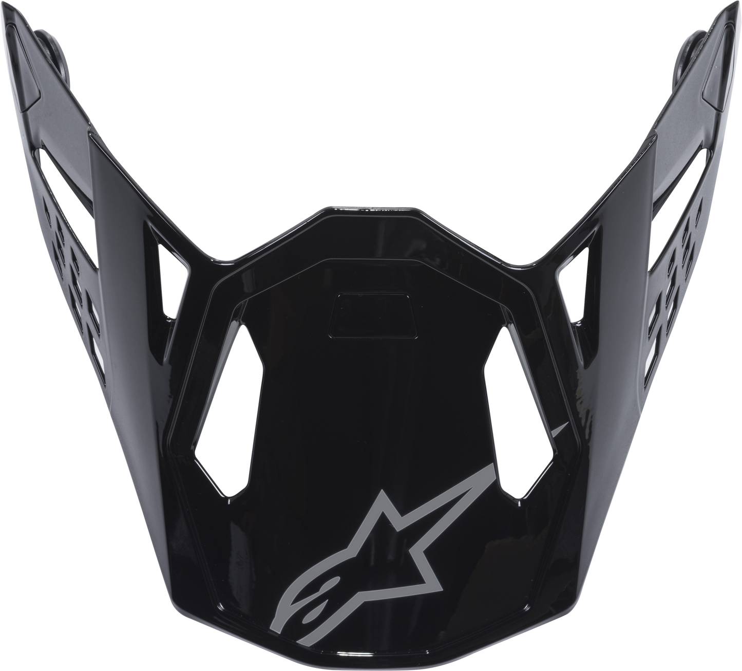 S-M10 SOLID VISOR GLOSSY BLACK