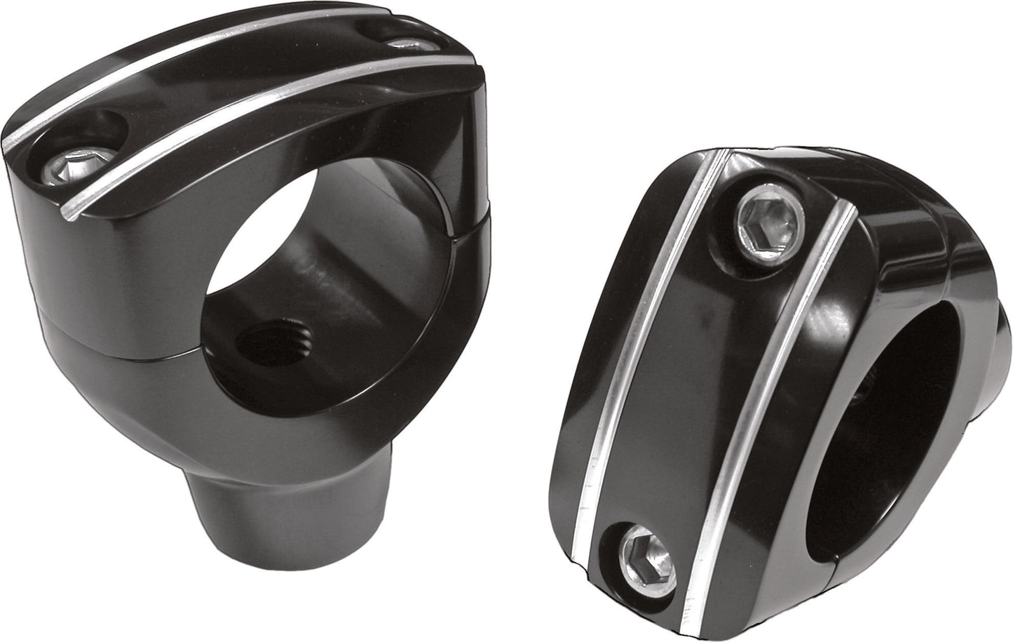 2" GROOVED BLACK RISERS