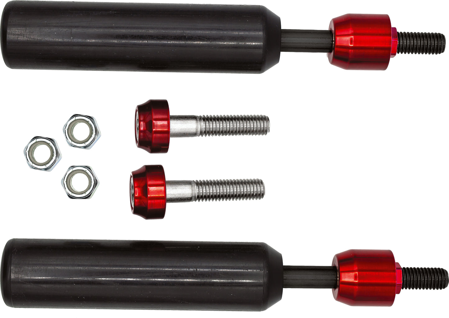 SHOCK MOUNT SLIDERS RED DYNA 09-17