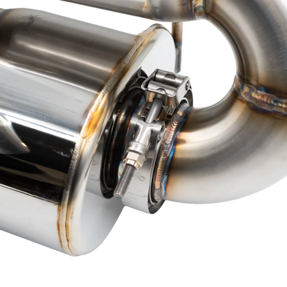 Center Exit Slip-On Exhaust with Dual 3.0" Tip // Polaris Pro R- SKU: 17-334-2