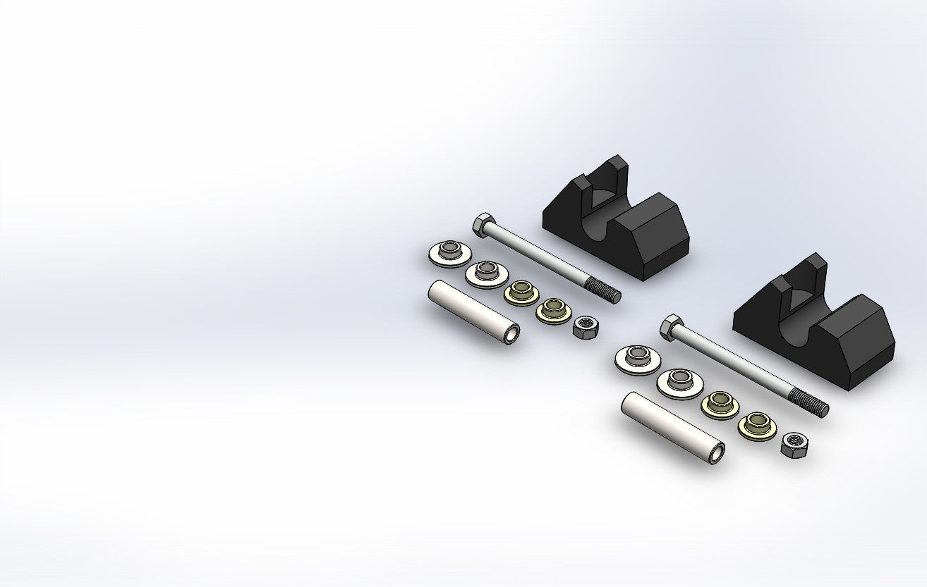 PR /SLY DOG MOUNT KIT YAM APEX 10MM