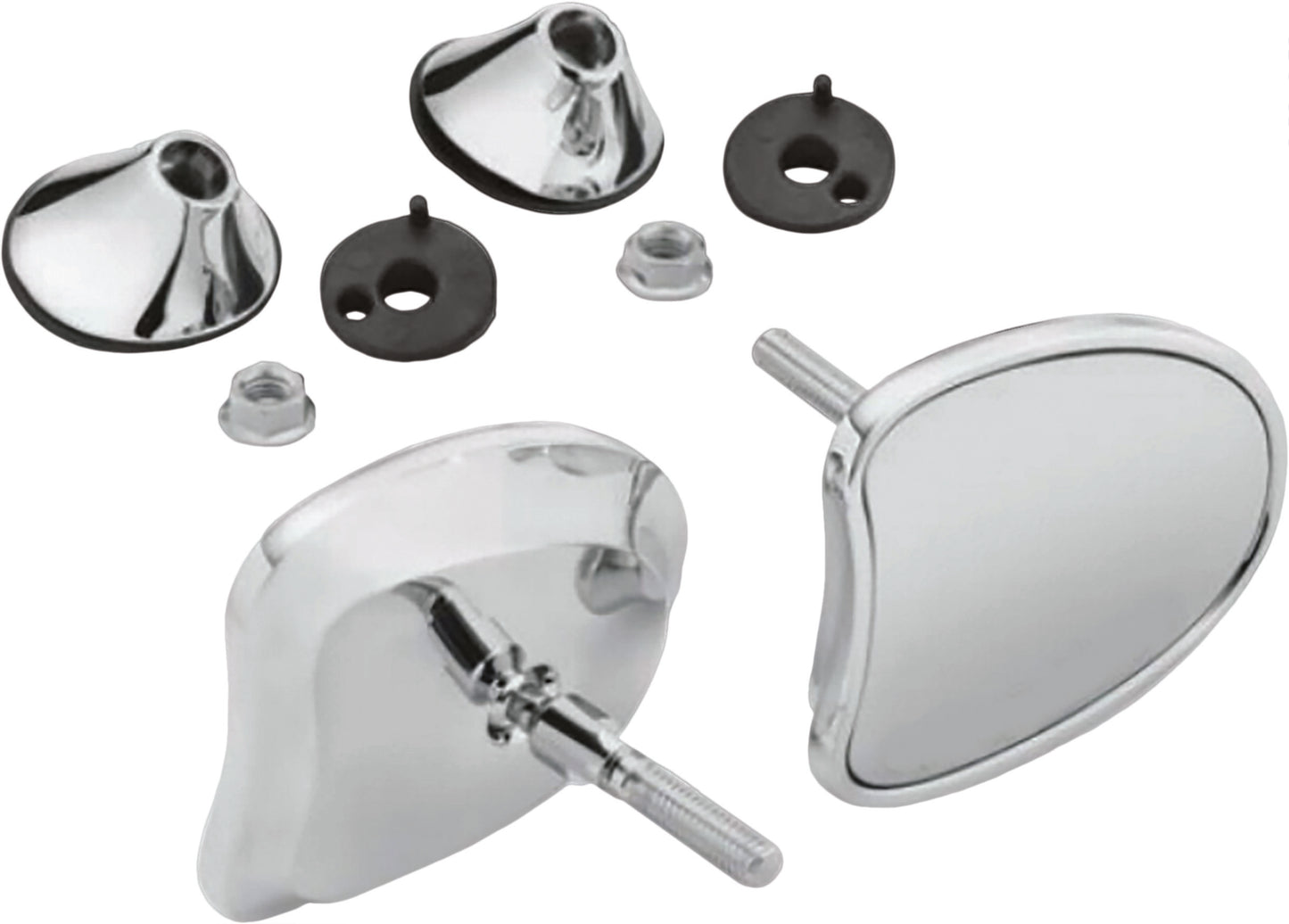 TAPERED FAIRING MIRRORS CHROME