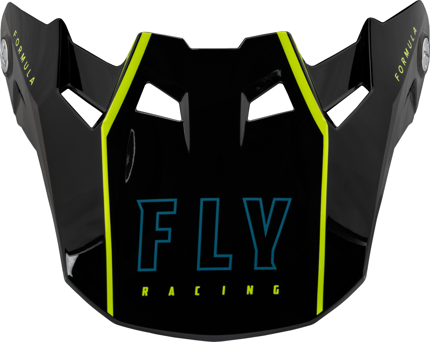 FORMULA CARBON TRACER VISOR HI-VIS/BLACK YL/SM