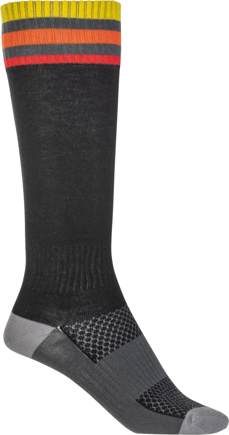YOUTH MX SOCKS THIN BLACK