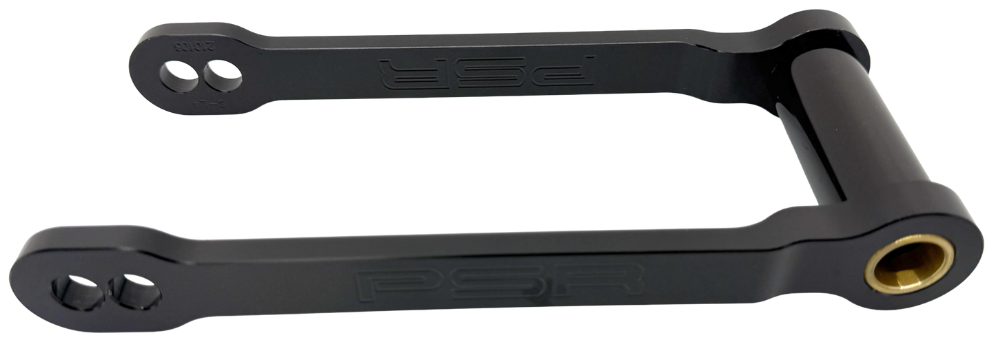 LOWERING LINK 2.5"/4.5" DROP BLACK SUZ