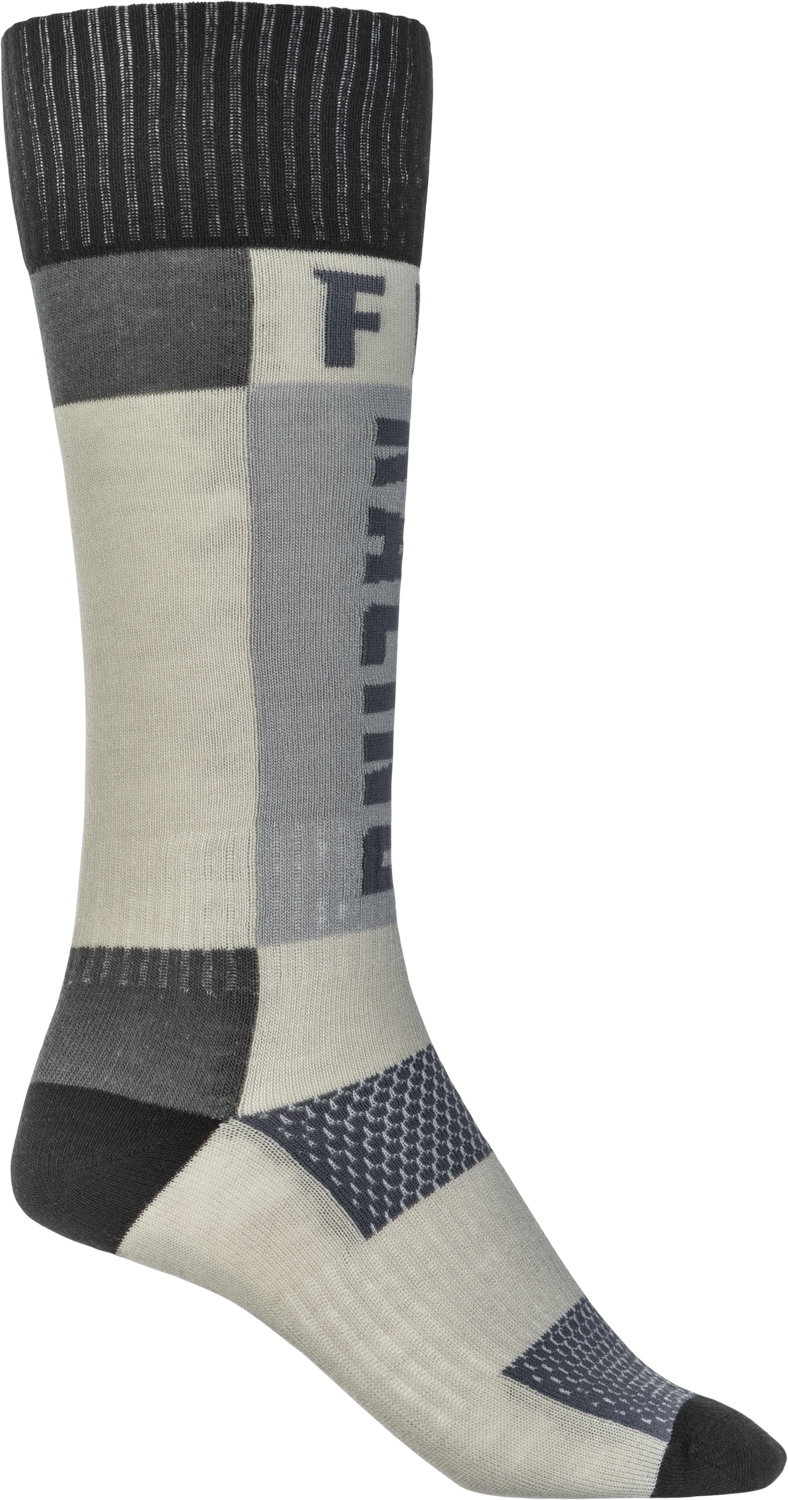 MX SOCKS THICK GREY/BLACK LG/XL