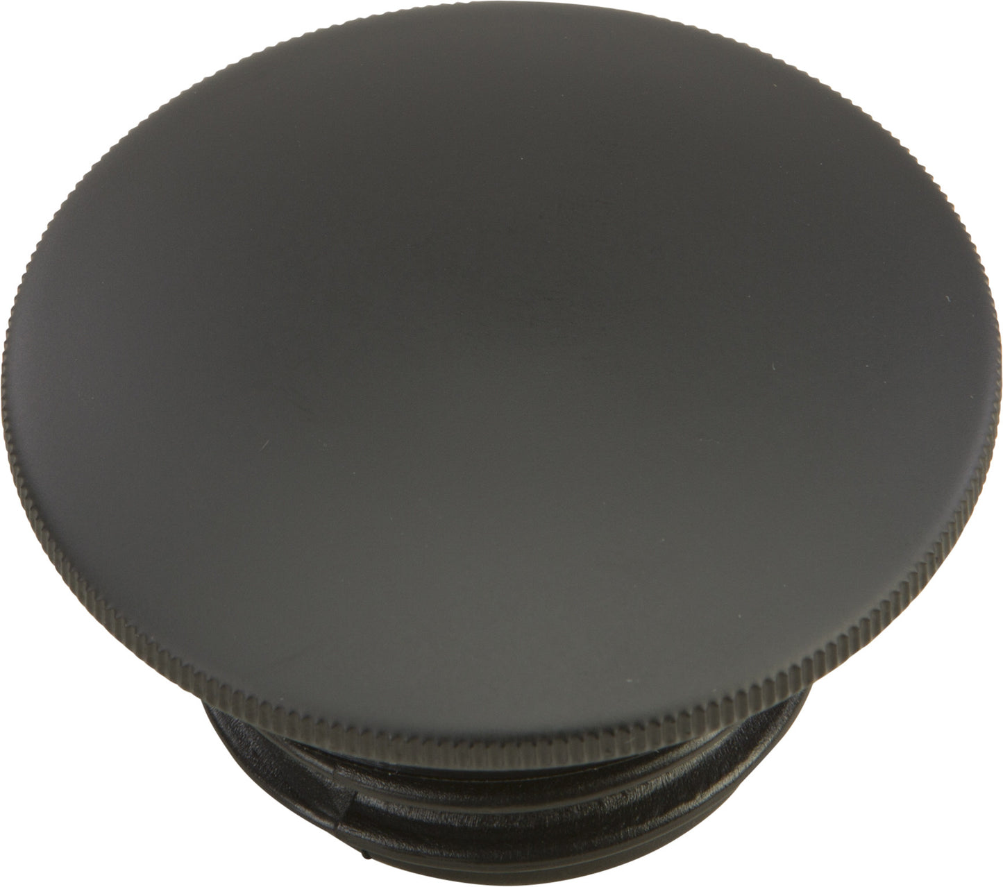 GAS CAP SCREW-IN SMOOTH VENTED MATTE BLACK `96-25