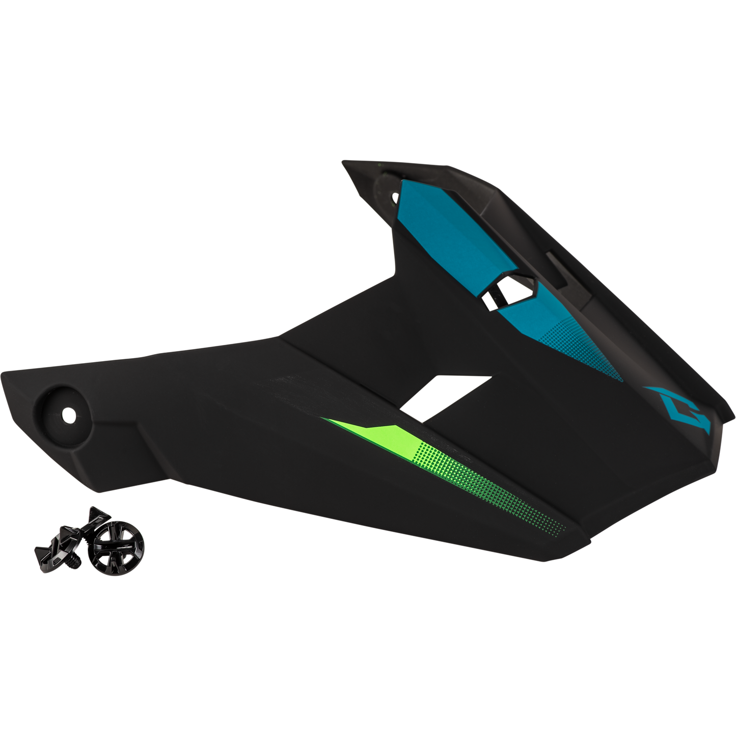 MX-46 COMPOUND VISOR MATTE HI-VIS GRN/BLK/BLU YS-YL