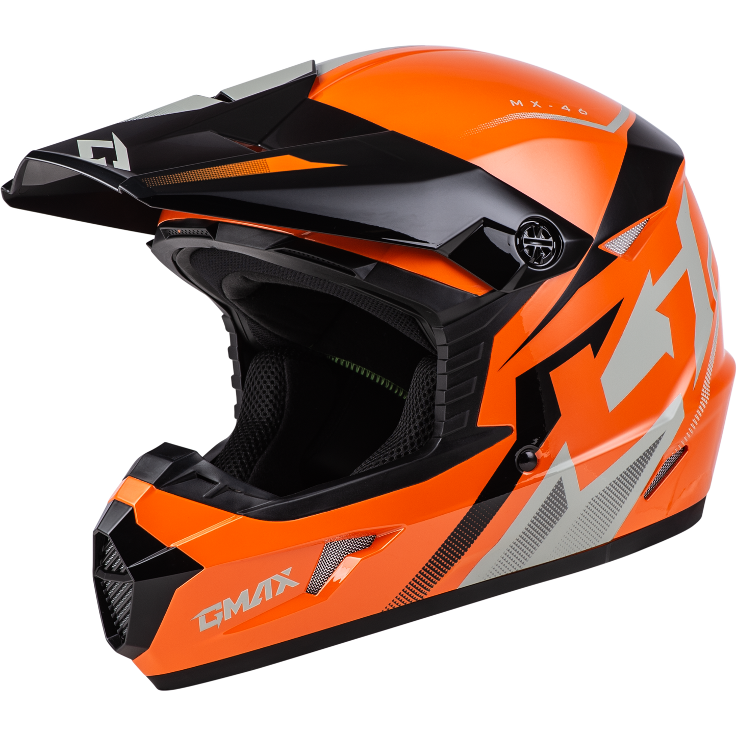 MX-46 COMPOUND HELMET ORANGE/BLACK/GREY XS
