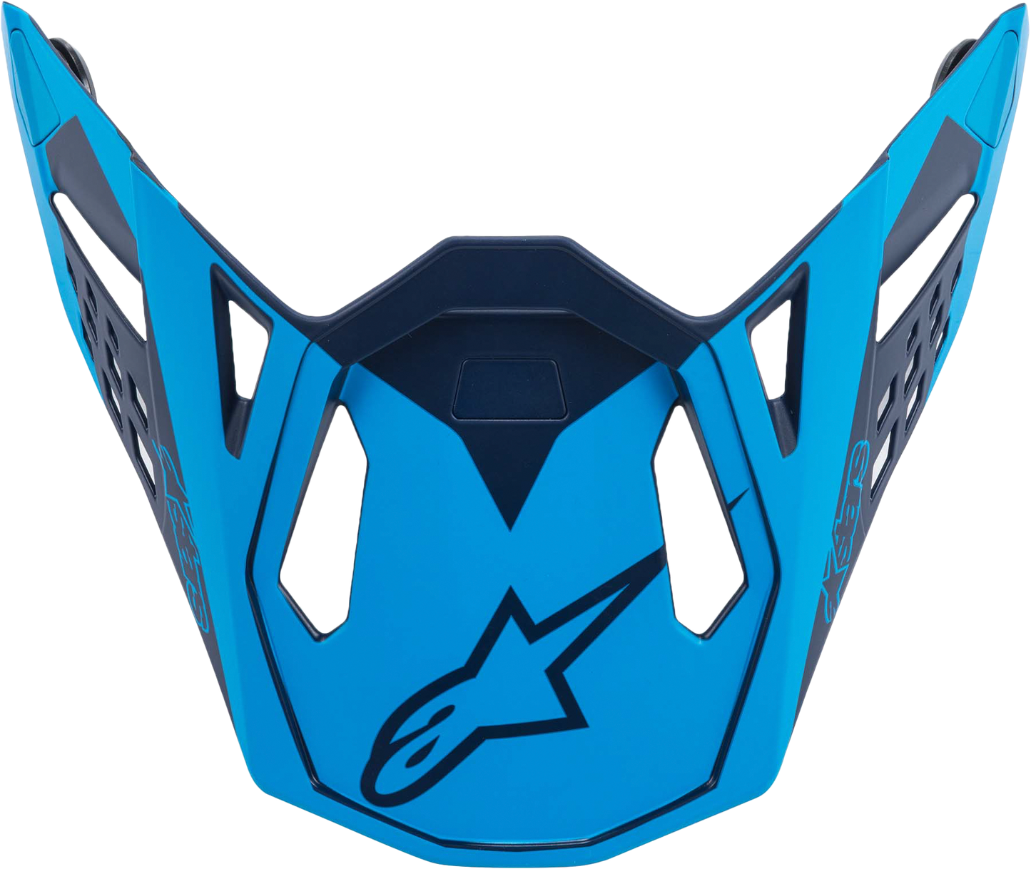 M10 HELMET VISOR META MATT BLUE