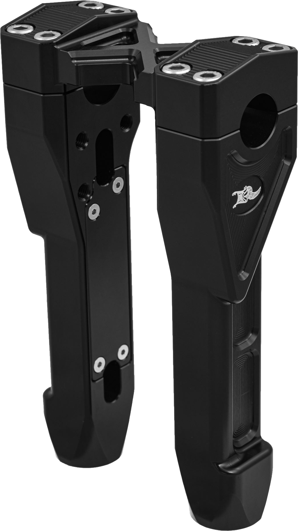 NL 1-1/8" X-RISER 10" STRAIGHT BLACK
