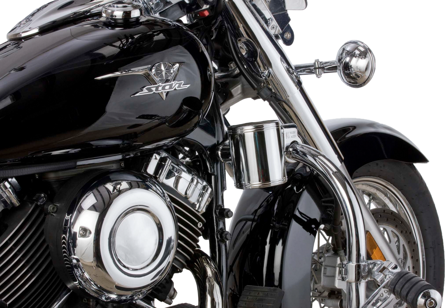CLAMP MOUNT HOLDER CHROME
