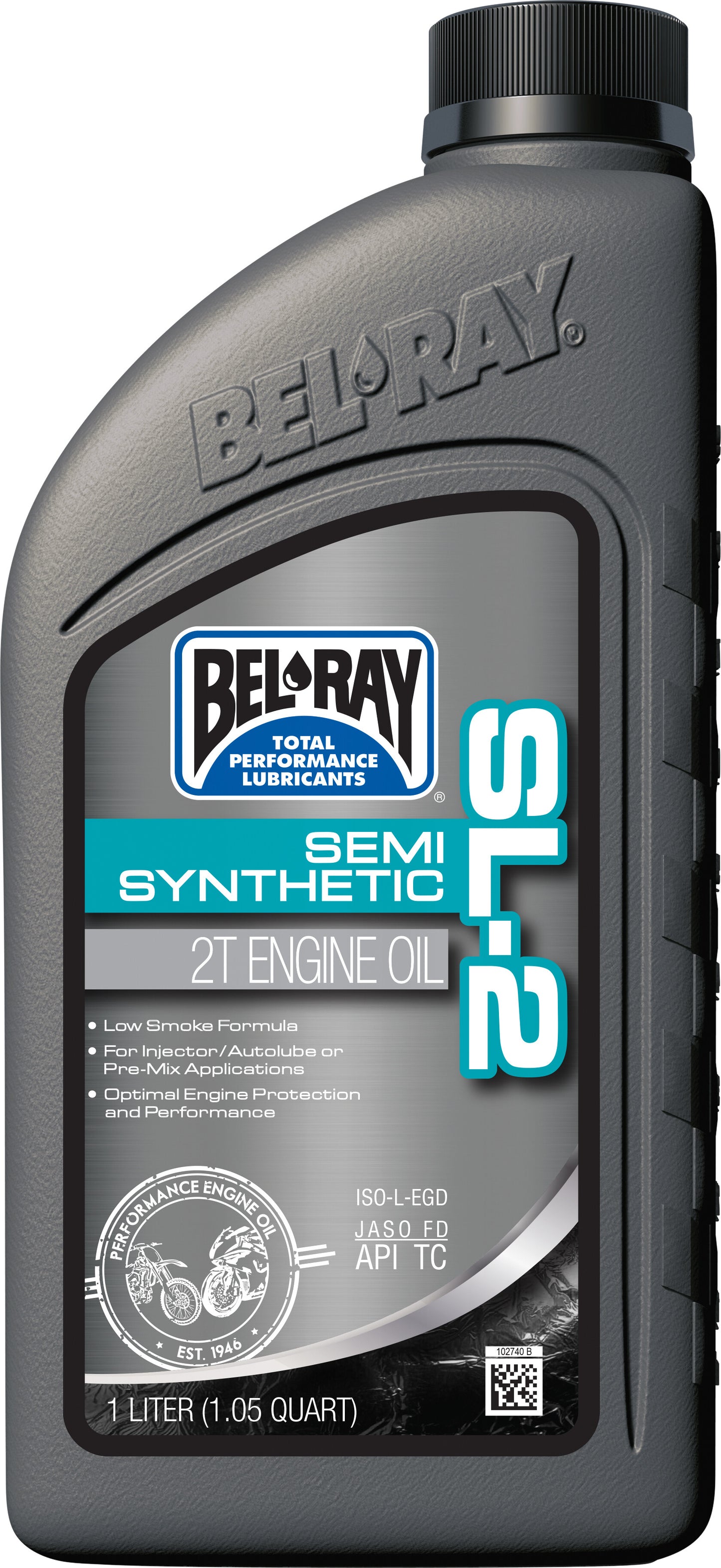 SL-2 SEMI-SYN ENGINE OIL 2T 1L (12/CASE  SOLD EA)
