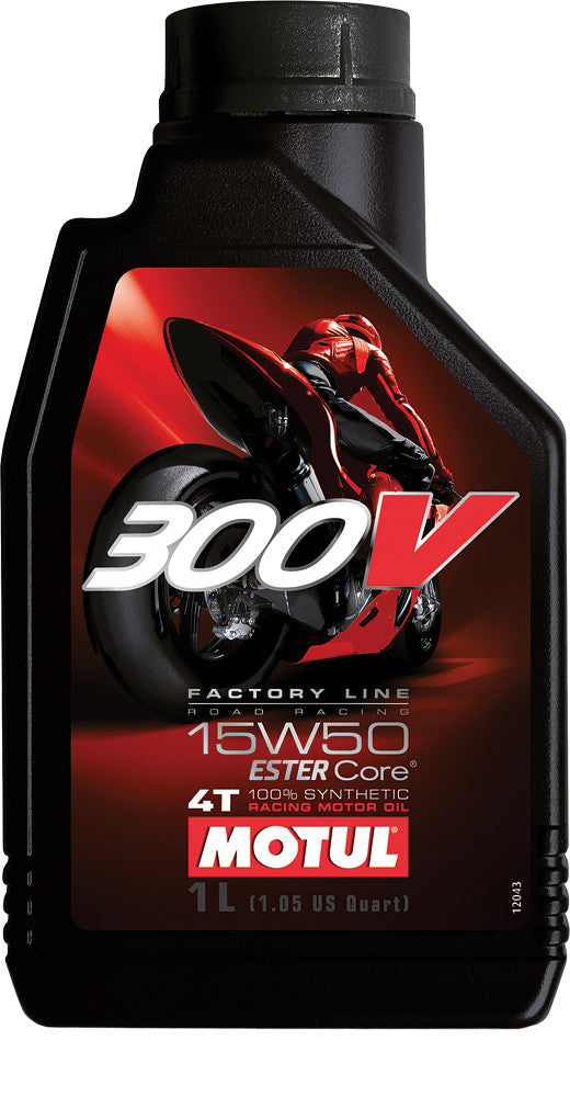 300V COMPETITION SYNTHETIC OIL 4T 15W50 1L 12/CASE