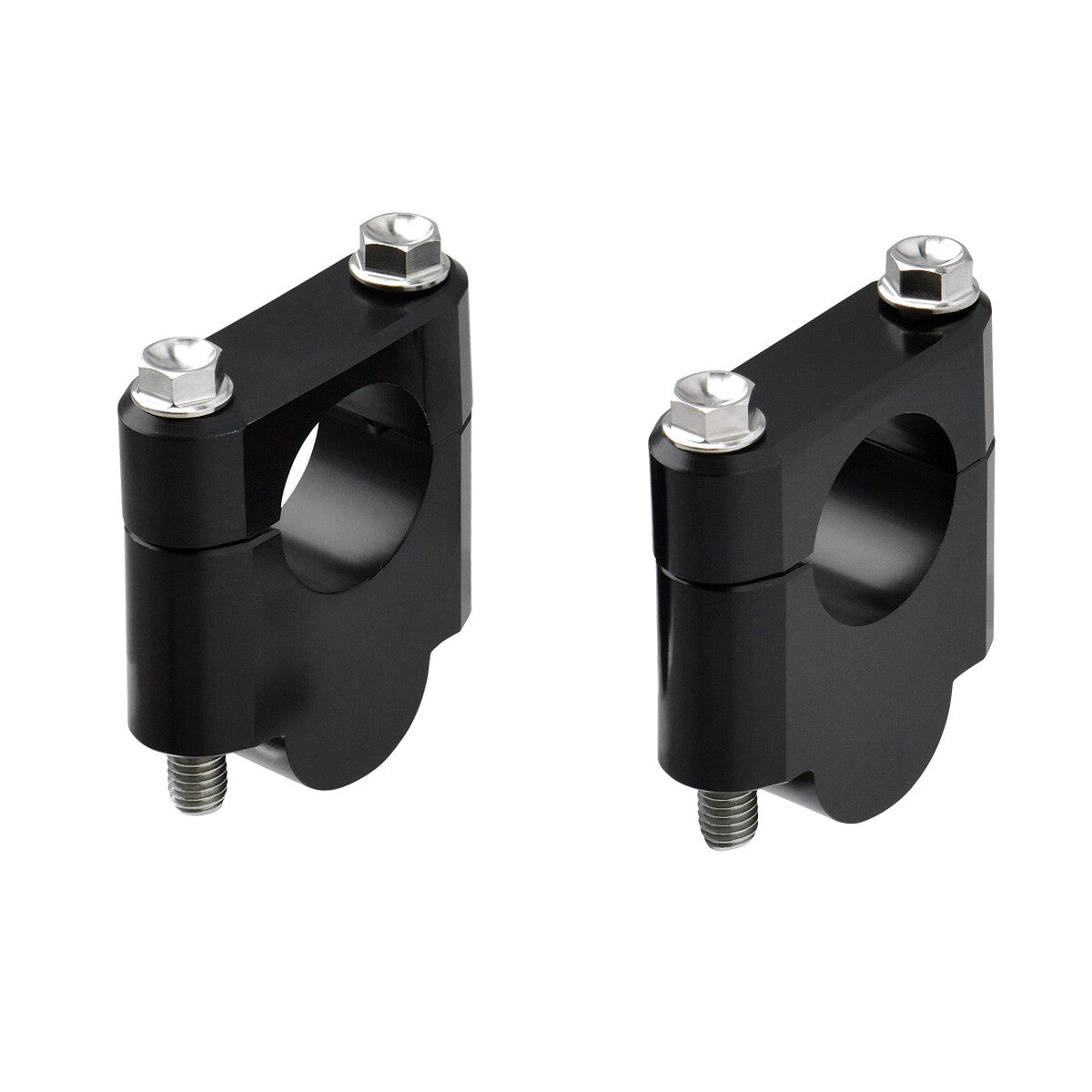 7/8" HANDLEBAR RISERS 30MM BLACK