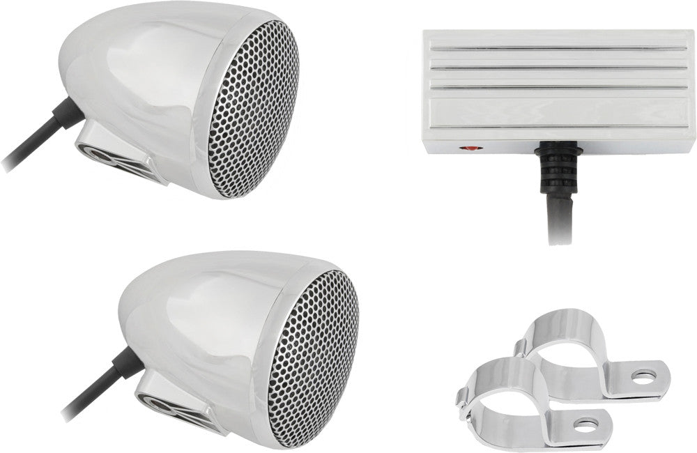 ATV/UTV SOUND SYSTEM 2" KIT (B LACK)