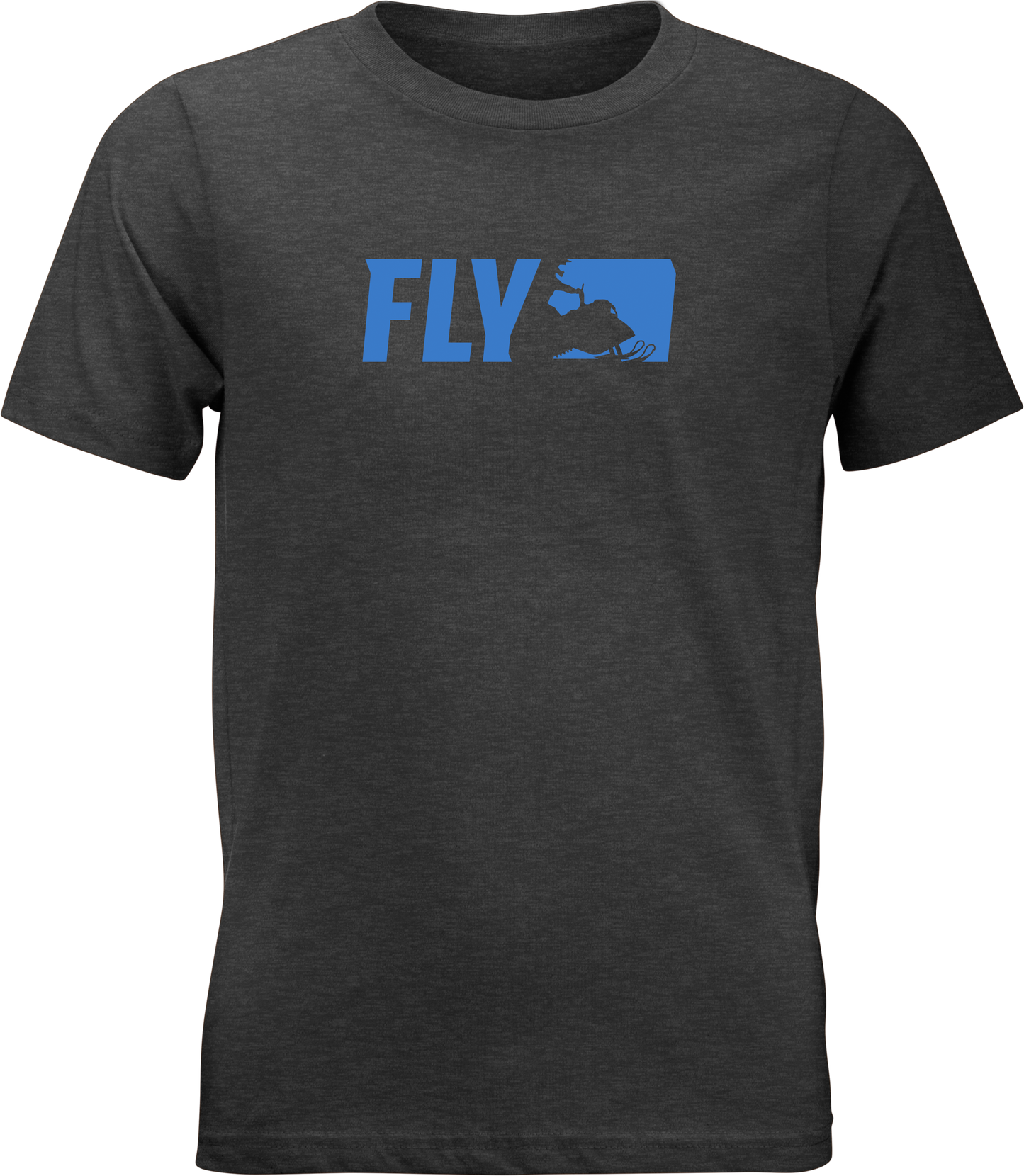 FLY YOUTH PRIMARY TEE CHARCOAL YM