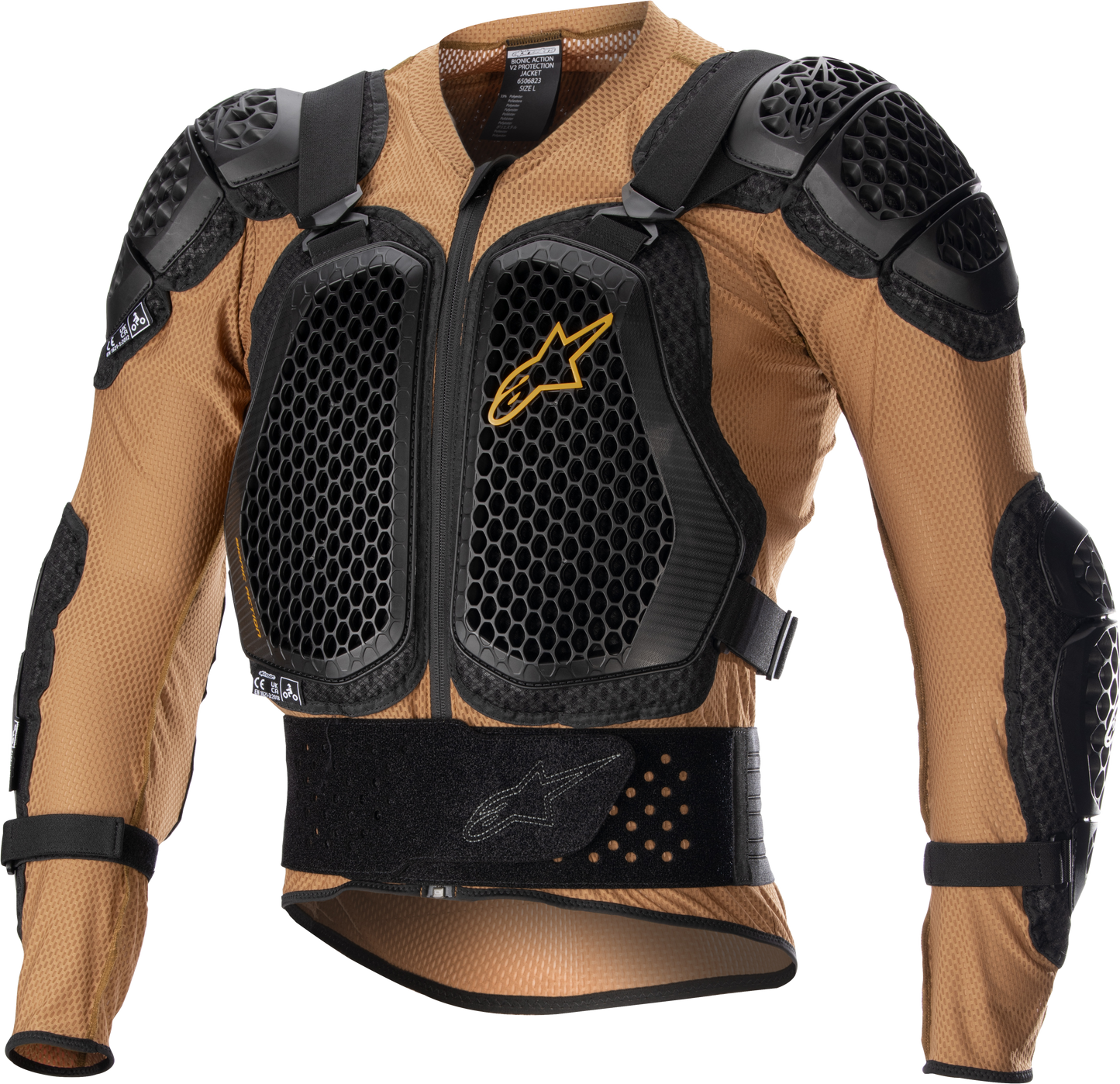 BIONIC ACTION V2 PROTECTION JACKET SAND/BLACK MD